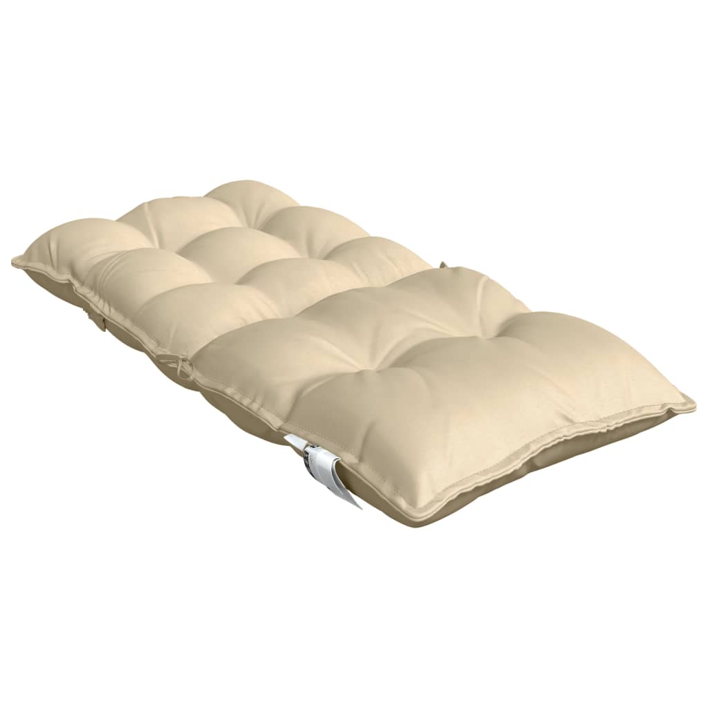 Outdoor Cushion 6 pcs Beige 39.37 x 19.69 x 2.76 in