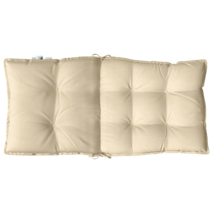 Outdoor Cushion 6 pcs Beige 39.37 x 19.69 x 2.76 in