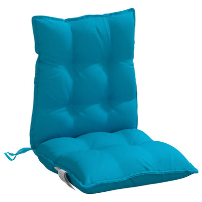 Outdoor Cushion 4 pcs Blue 39.37 x 19.69 x 2.76 in