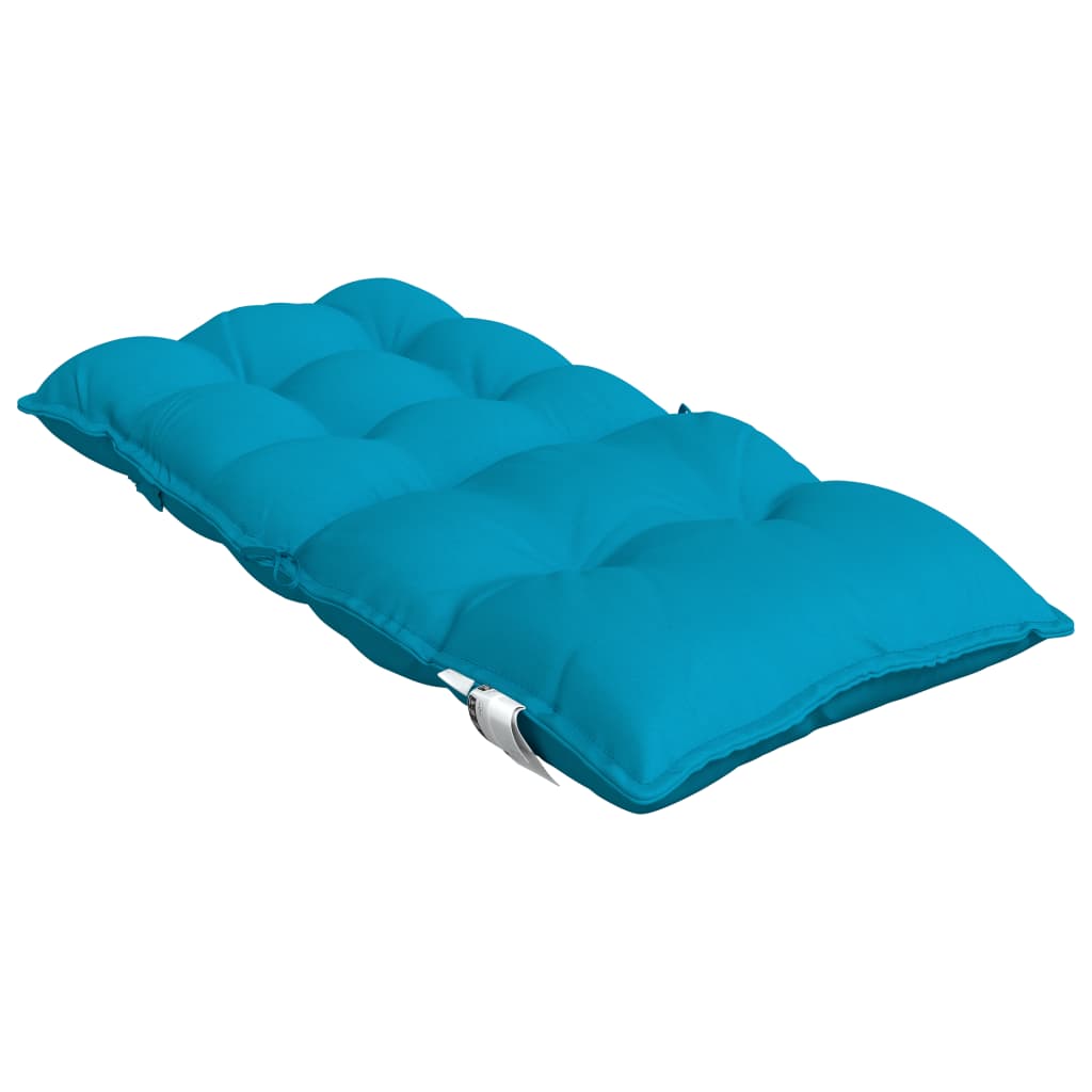 Outdoor Cushion 4 pcs Blue 39.37 x 19.69 x 2.76 in