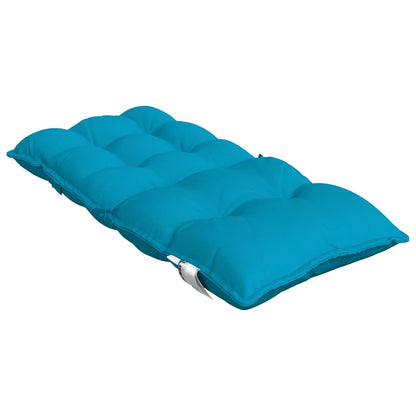 Outdoor Cushion 4 pcs Blue 39.37 x 19.69 x 2.76 in