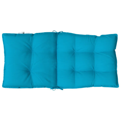 Outdoor Cushion 4 pcs Blue 39.37 x 19.69 x 2.76 in