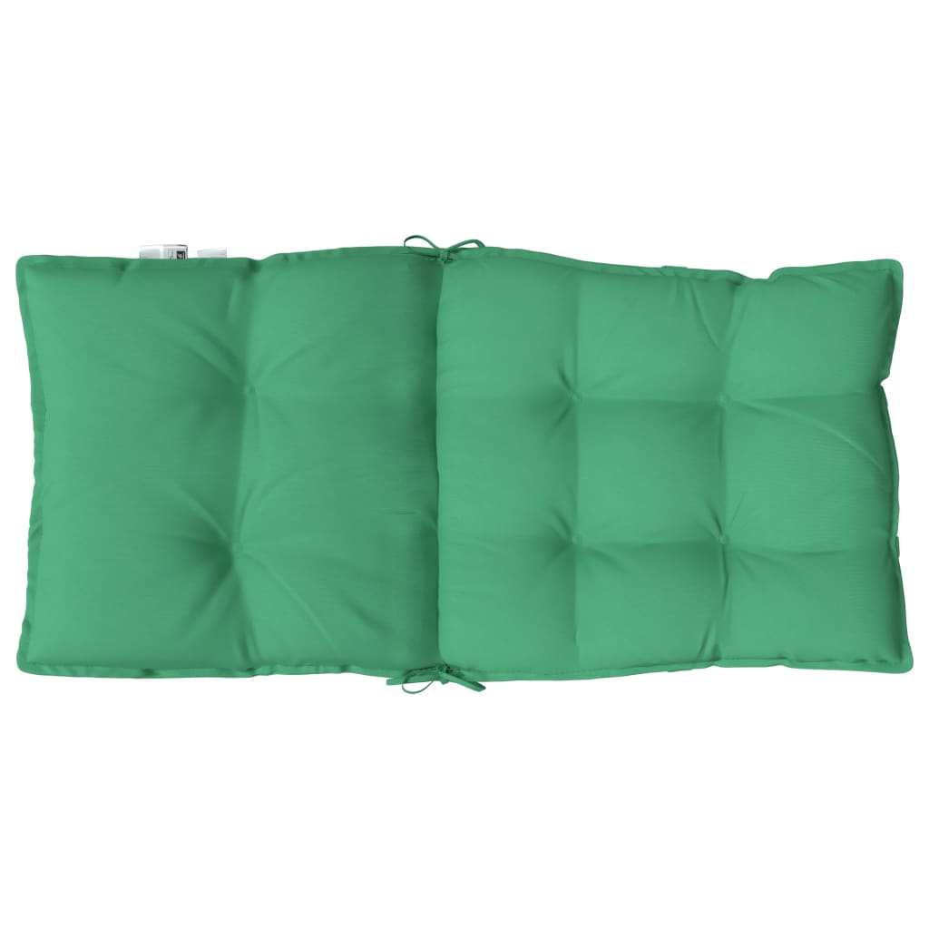 Outdoor Cushion 6 pcs Green 39.37 x 19.69 x 2.76 in