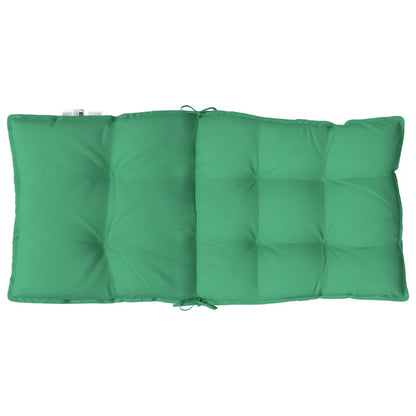 Outdoor Cushion 6 pcs Green 39.37 x 19.69 x 2.76 in