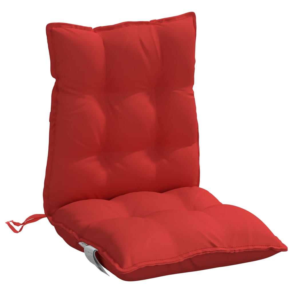Outdoor Cushion 6 pcs Red 39.37 x 19.69 x 2.76 in