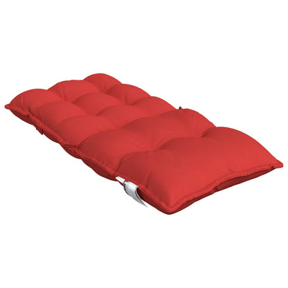 Outdoor Cushion 6 pcs Red 39.37 x 19.69 x 2.76 in