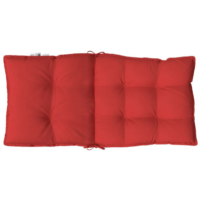 Outdoor Cushion 6 pcs Red 39.37 x 19.69 x 2.76 in