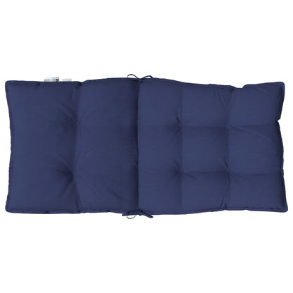Outdoor Cushion 4 pcs Navy Blue 39.37 x 19.69 x 2.76 in