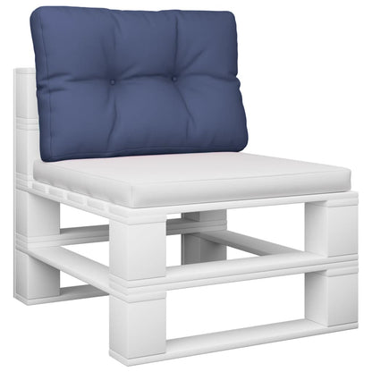 Pallet Cushion Navy Blue 23.6"x15.7"x4.7" Fabric