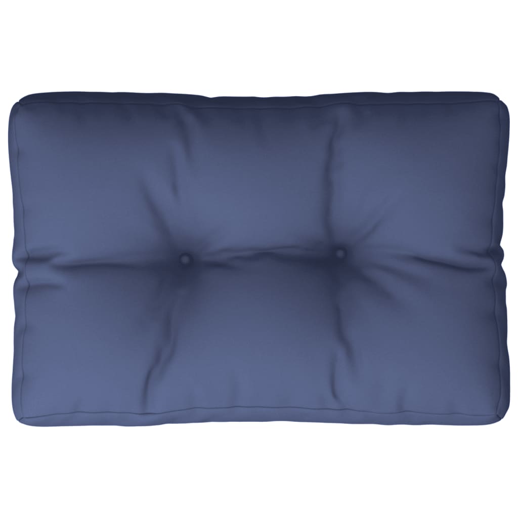 Pallet Cushion Navy Blue 23.6"x15.7"x4.7" Fabric