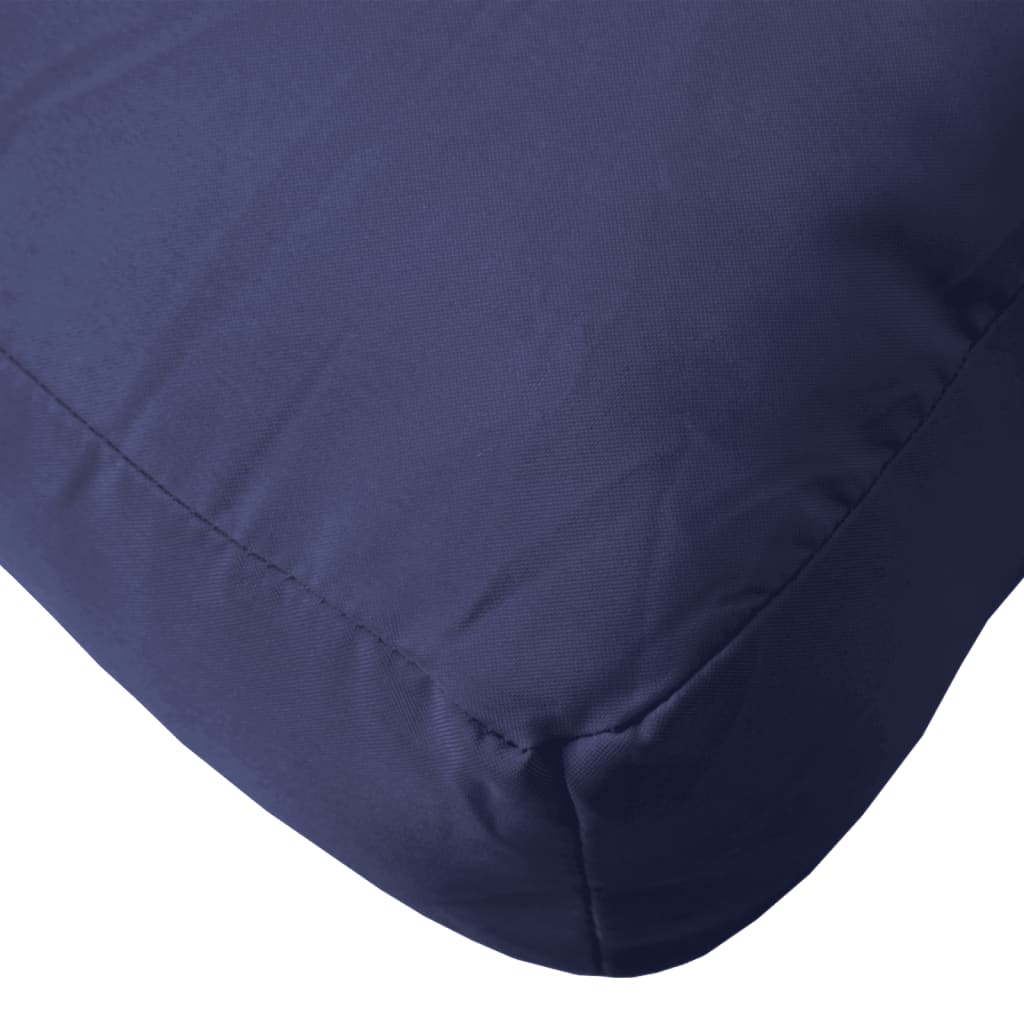 Pallet Cushion Navy Blue 23.6"x15.7"x4.7" Fabric