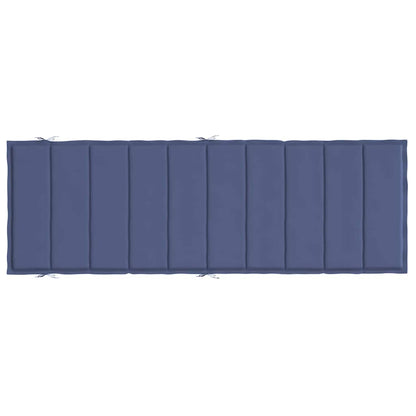 Sun Lounger Cushion Navy Blue Oxford Fabric