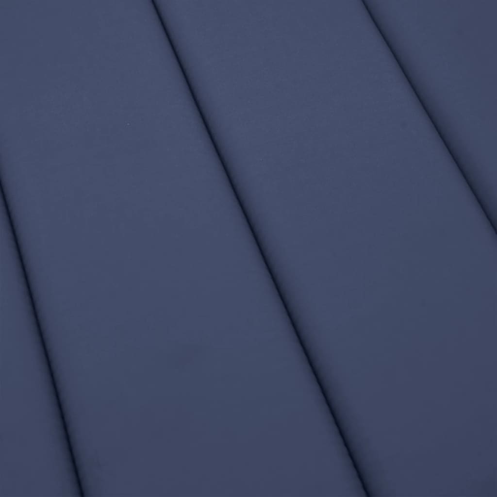 Sun Lounger Cushion Navy Blue Oxford Fabric
