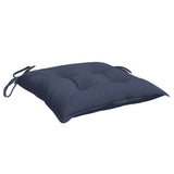 Chair Cushions 2 pcs Navy Blue 40x40x7 cm Oxford Fabric