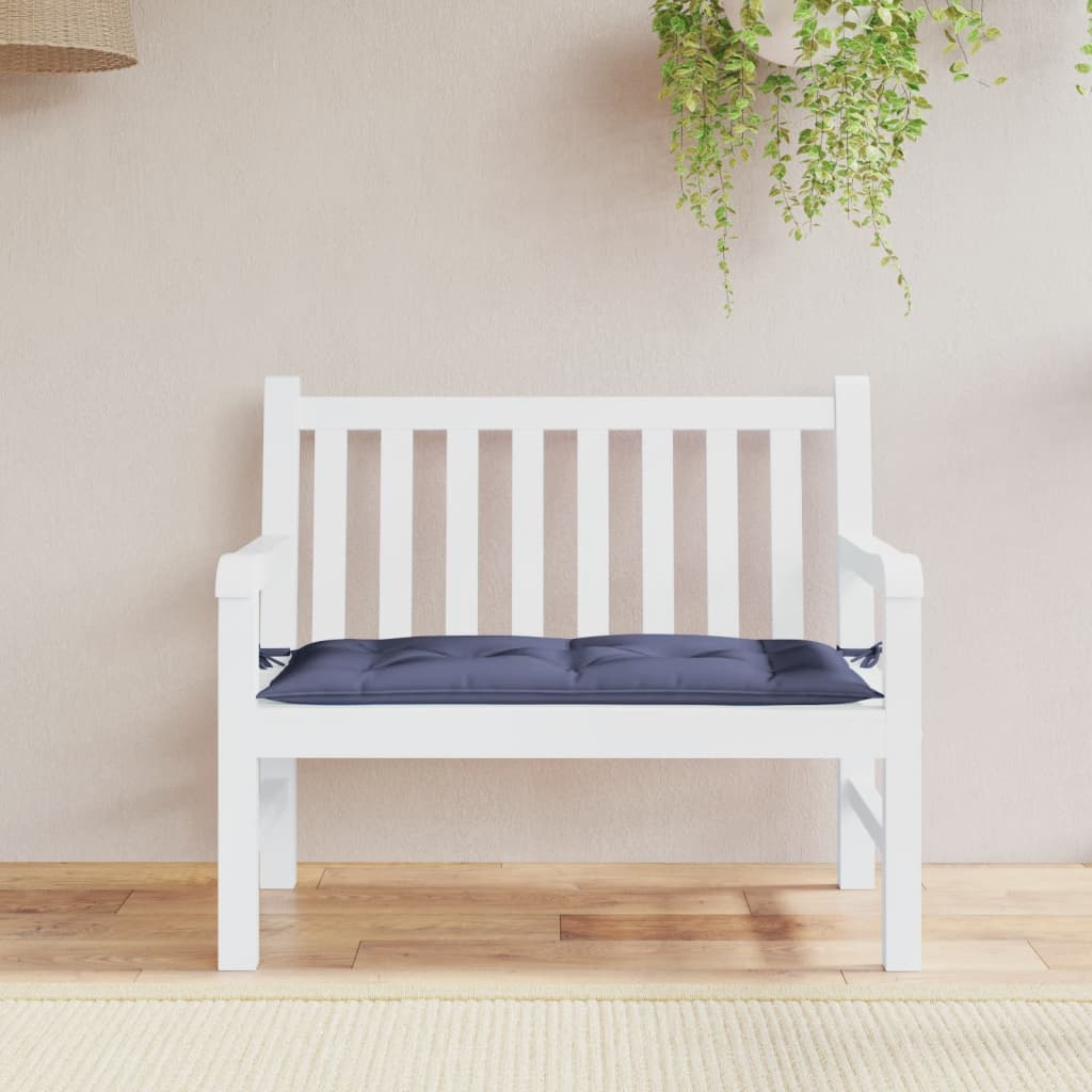 Garden Bench Cushion Navy Blue 39.4"x19.7"x2.8" Oxford Fabric