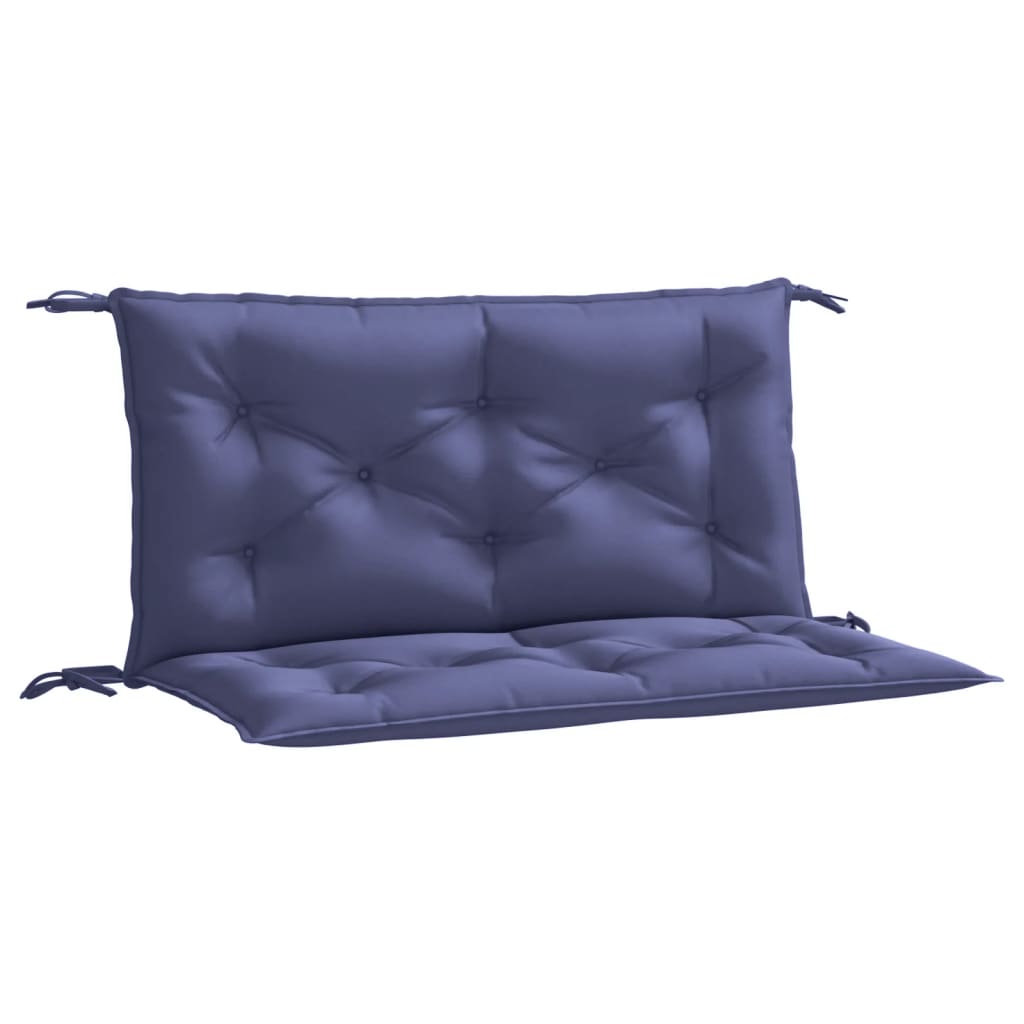Garden Bench Cushions 2pcs Navy Blue 39.4"x19.7"x2.8" Oxford Fabric