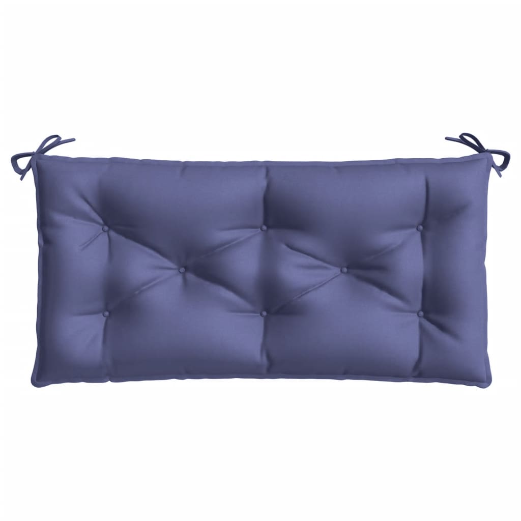 Garden Bench Cushions 2pcs Navy Blue 39.4"x19.7"x2.8" Oxford Fabric