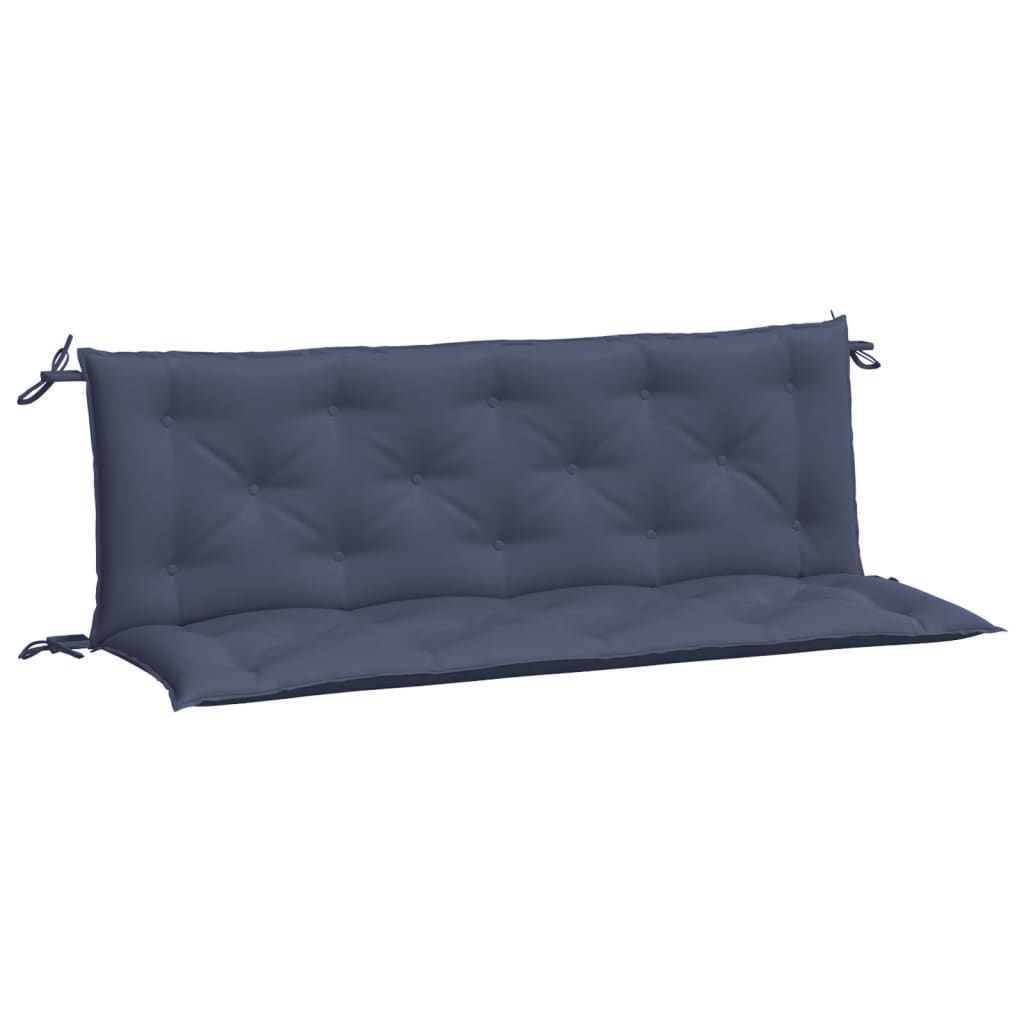 Garden Bench Cushions 2pcs Navy Blue 59.1"x19.7"x2.8" Oxford Fabric