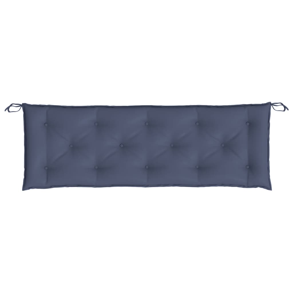 Garden Bench Cushions 2pcs Navy Blue 59.1"x19.7"x2.8" Oxford Fabric