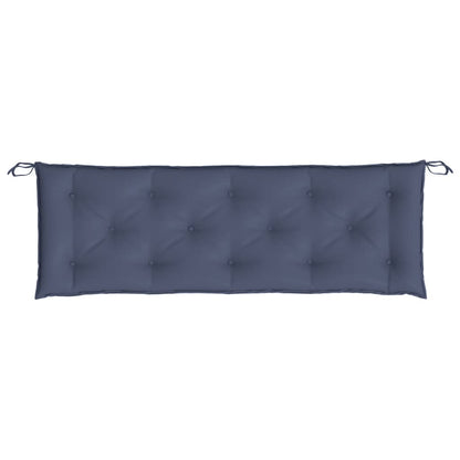Garden Bench Cushions 2pcs Navy Blue 59.1"x19.7"x2.8" Oxford Fabric