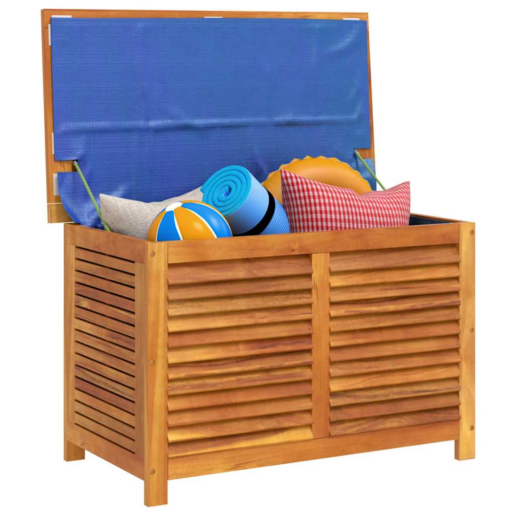Garden Storage Box Natural Wood Solid Acacia Wood
