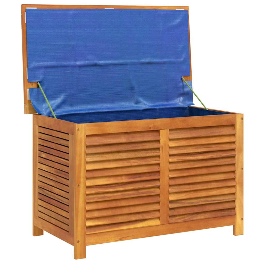 Garden Storage Box Natural Wood Solid Acacia Wood