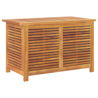 Garden Storage Box Natural Wood Solid Acacia Wood