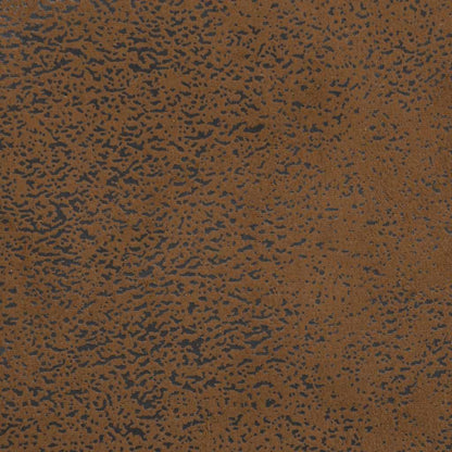Sofa 2-Seater Brown Faux Suede Leather