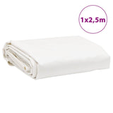 Tarpaulin White 1x2.5 m 650 g/m²