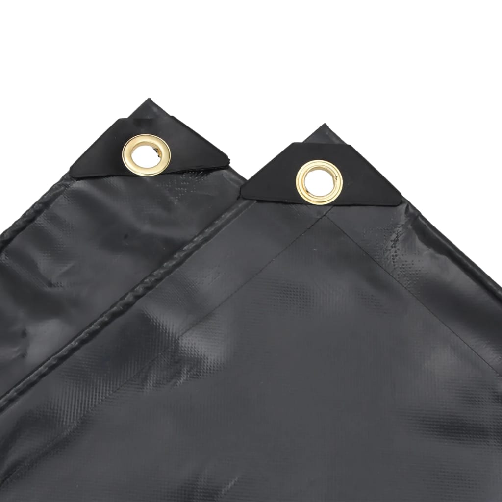 Tarpaulin Black 1,5x2 m 650 g/m²