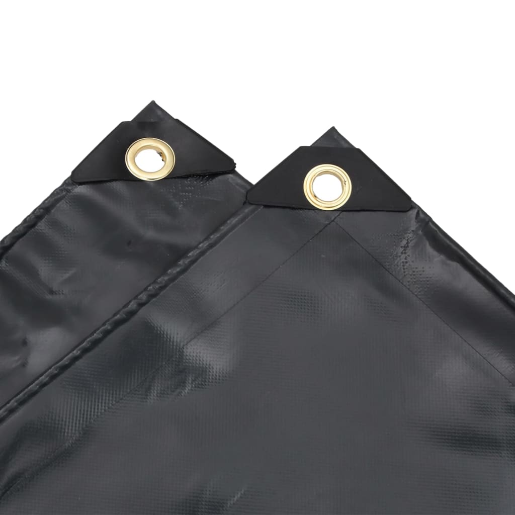 Tarpaulin Black 1,5x2,5 m 650 g/m²