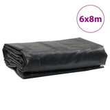 Tarpaulin Anthracite 6x8 m 650 g/m²