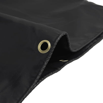 Tarpaulin Anthracite 1x2.5 m 650 g/m²