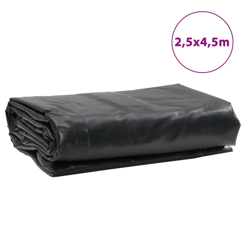 Tarpaulin Anthracite 2.5x4.5 m 650 g/m²