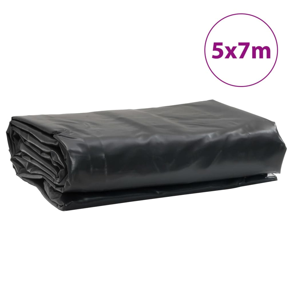 Tarpaulin Anthracite 5x7 m 650 g/m²