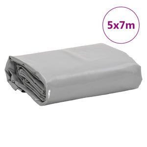 Tarpaulin Grey 5x7 m 650 g/m²