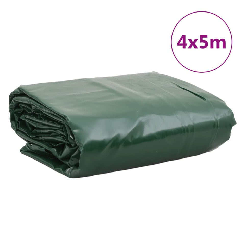 Tarpaulin Green 4x5 m 650 g/m²