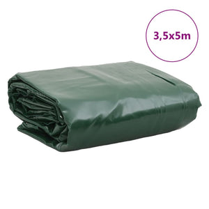 Tarpaulin Green 3.5x5 m 600 g/m²