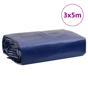 Tarpaulin Blue 3x5 m 600 g/m²