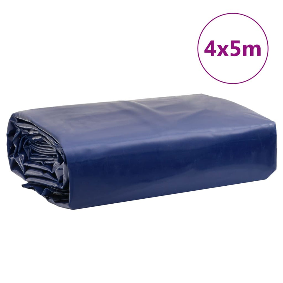 Tarpaulin Blue 4x5 m 600 g/m²