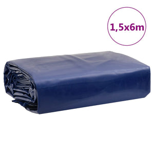 Tarpaulin Blue 1.5x6 m 600 g/m²