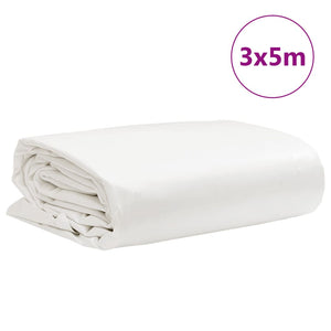 Tarpaulin White 3x5 m 650 g/m²