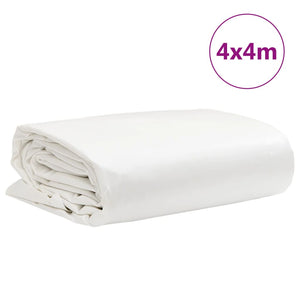 Tarpaulin White 4x4 m 650 g/m²