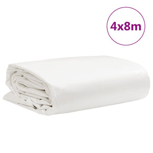 Tarpaulin White 4x8 m 650 g/m²