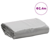 Tarpaulin Grey Ø 2.4 m 650 g/m²