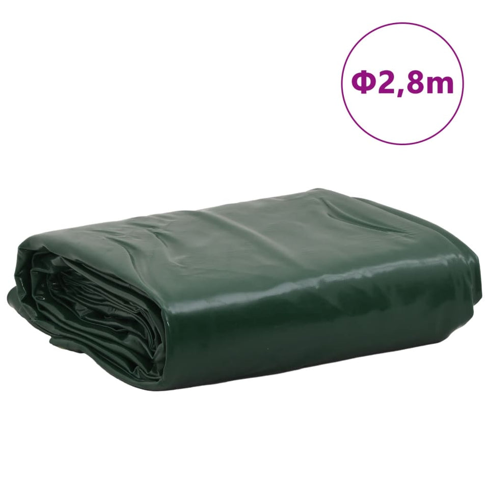 Tarpaulin Green Ø 2.8 m 600 /m²