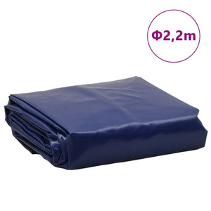 Tarpaulin Blue Ø 2.2 m 650 g/m²