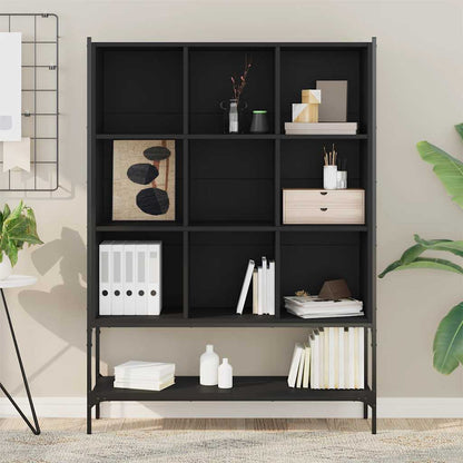 Bookcase | Black | Engineered wood, steel | Medium | Bookcase