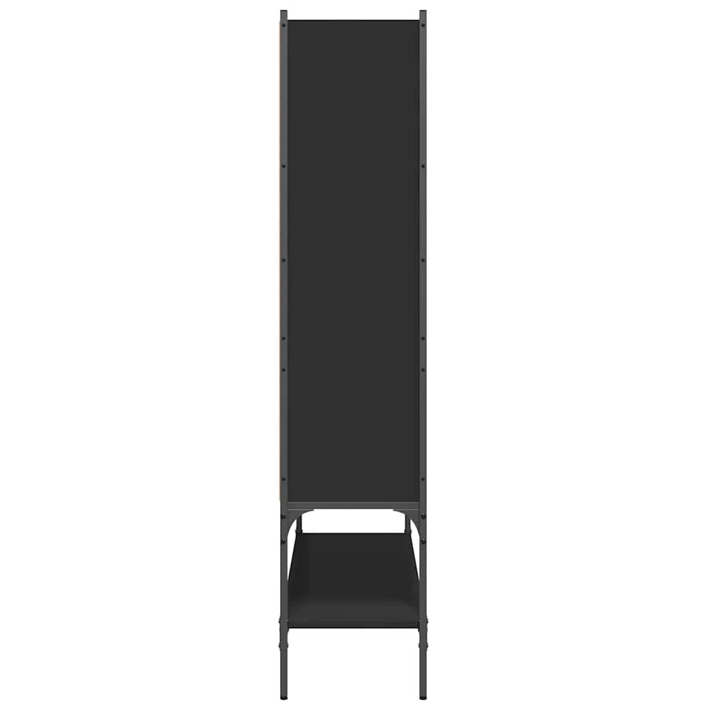 Bookcase | Black | Engineered wood, steel | Medium | Bookcase