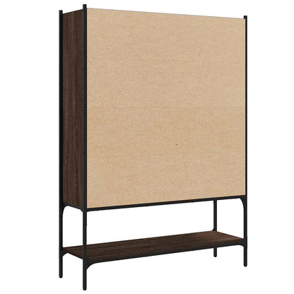 Bookcase Brown Oak 102x30x141.5 cm Engineered Wood